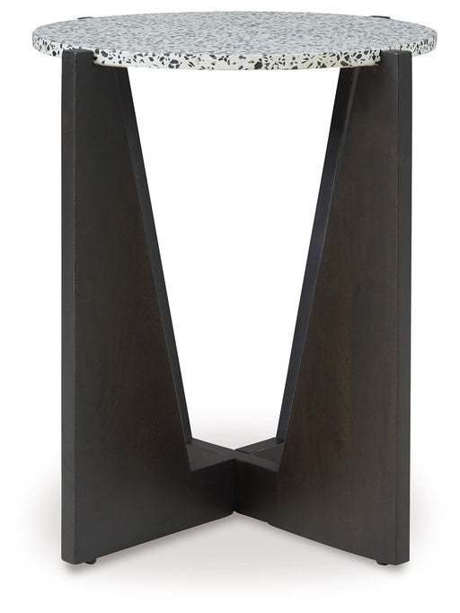 Tellrich - Black / White - Accent Table - JaxCo Furniture
