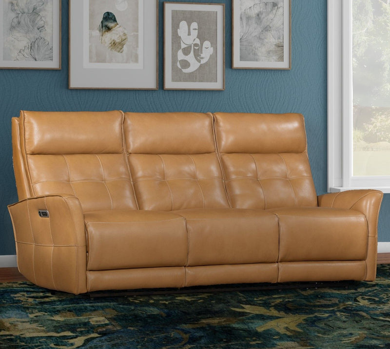 Gershwin - Zero Gravity Power Reclining Sofa - Lucca Butterscotch - JaxCo Furniture