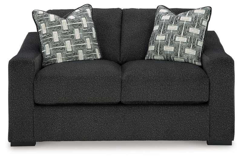 Wryenlynn - Onyx - Loveseat - JaxCo Furniture