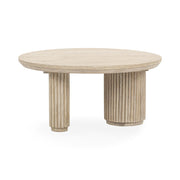 Vander - Solid Wood Round Coffee Table - JaxCo Furniture