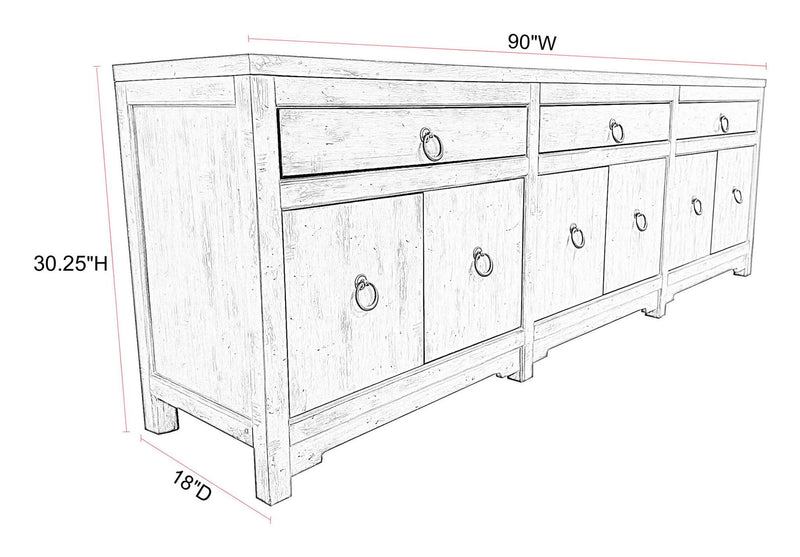 Edinburg - Console - JaxCo Furniture