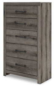 Graystorm - Brown Gray - Five Drawer Chest - JaxCo Furniture