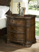 Royale - Nightstand With USB And Power Outlet - Dark Brown - JaxCo Furniture