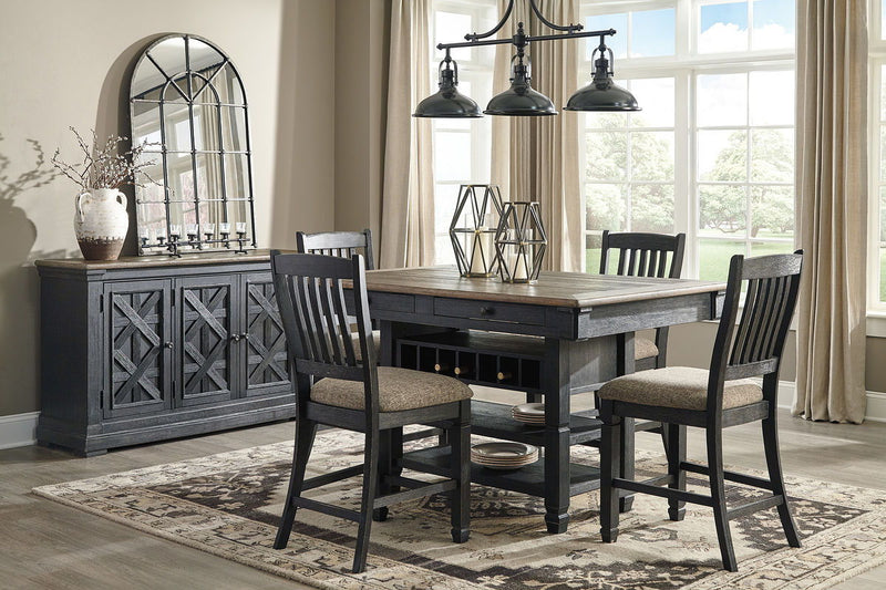 Tyler Creek - Counter Height Table Set - JaxCo Furniture