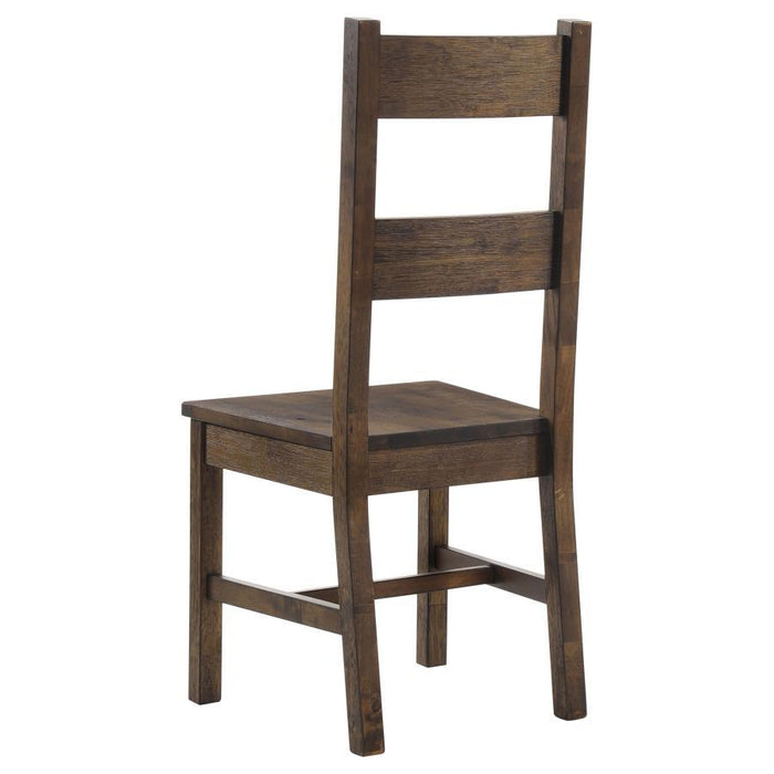 Coleman - Dining Side Chair (Set of 2) - Rustic Golden Brown - JaxCo Furniture