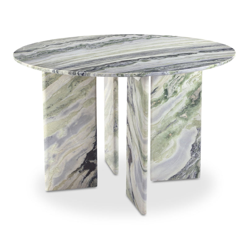 Celia - Round Dining Table - Green / Gray - JaxCo Furniture