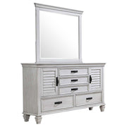Franco - 5-Drawer Dresser With Mirror - JaxCo Furniture