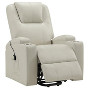 Armstrong - Upholstered Power Lift Massage Recliner - JaxCo Furniture