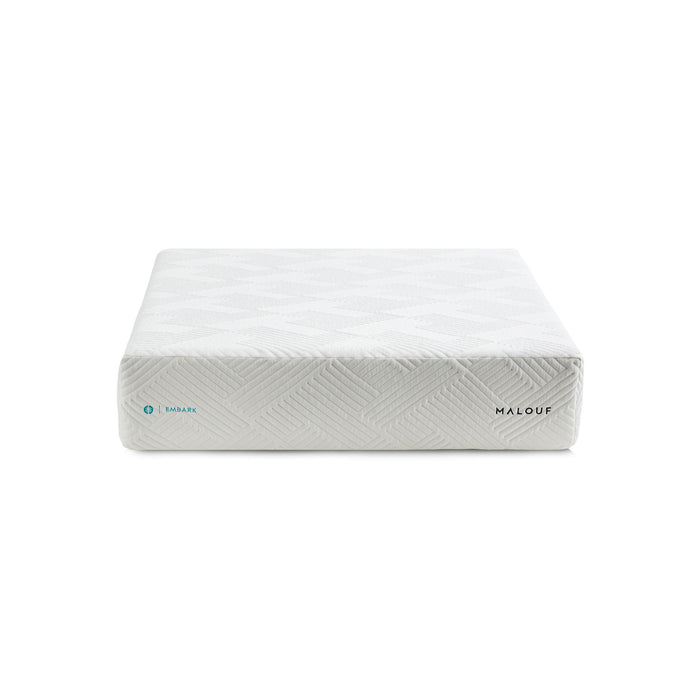 Embark - 14" Split Queen CoolSync™ Mattress - White - JaxCo Furniture