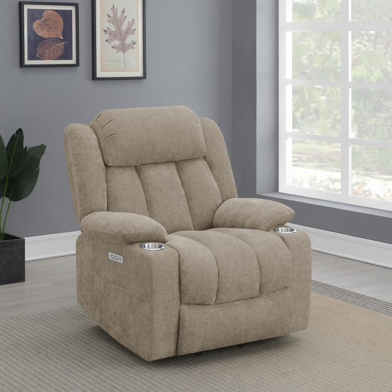 Houston - Upholstered Power Lift Recliner Chair - JaxCo Furniture