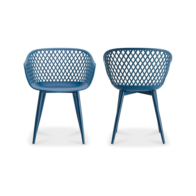 Piazza - Outdoor Chair (Set of 2) - Blue - JaxCo Furniture