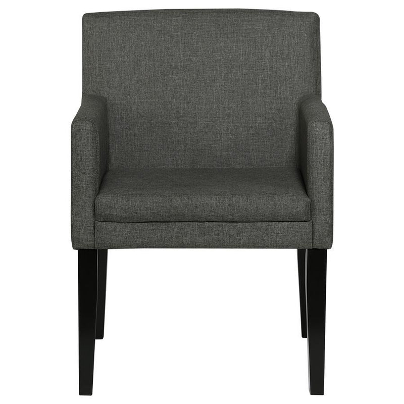 Catherine - Upholstered Dining Arm Chair (Set of 2) - Gray - JaxCo Furniture