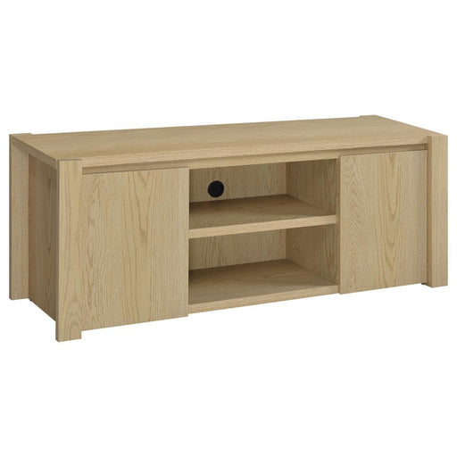 Laurelton - 60" 2-Door TV Stand Media Console - Light Oak - JaxCo Furniture