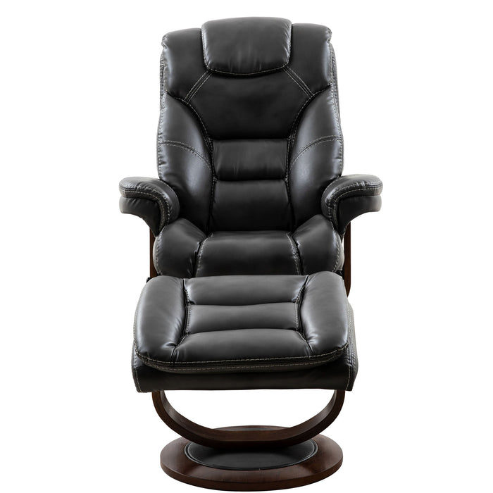 Monarch - Manual Reclining Swivel Chair and Ottoman