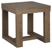 Cariton - Gray - Square End Table - JaxCo Furniture