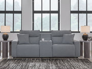 ModMax II - Salt And Pepper - Reclining Sectional - JaxCo Furniture