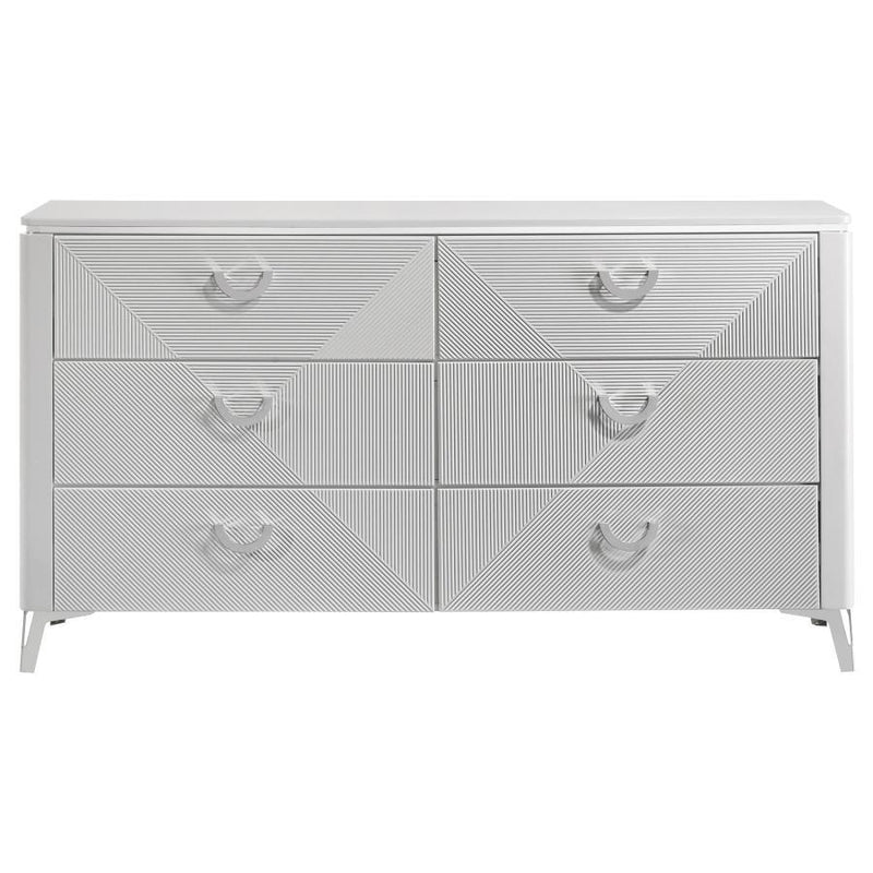 Cassia - 6-Drawer Bedroom Dresser Cabinet - JaxCo Furniture