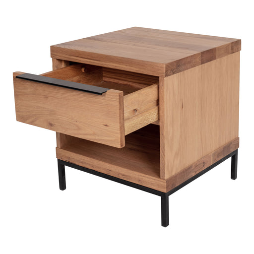 Montego - One Drawer Nightstand - Natural - JaxCo Furniture