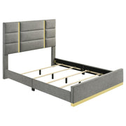 Ines - Fabric Upholstered Panel Bed - JaxCo Furniture