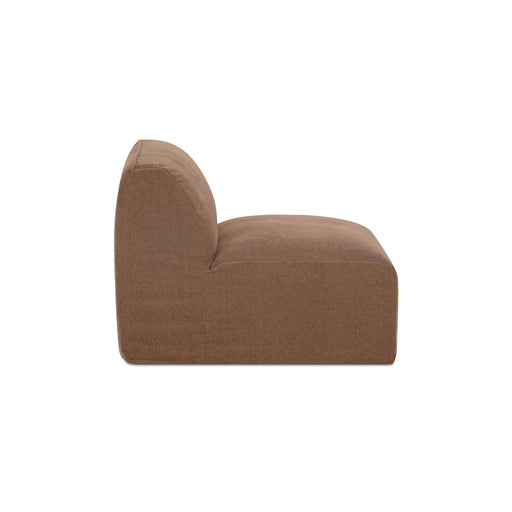 Isla - Armless Chair - Light Brown - JaxCo Furniture
