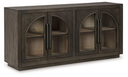 Dreley - Grayish Brown - Accent Cabinet - JaxCo Furniture