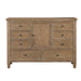 Riverdale - 6 Drawer Dresser - Brown - JaxCo Furniture