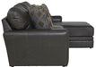 Denali - Italian Leather Match Sectional - JaxCo Furniture