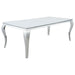 Carone - Rectangular Glass Top Dining Table - JaxCo Furniture