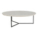 Chloe - Coffee Table Marble - White - JaxCo Furniture