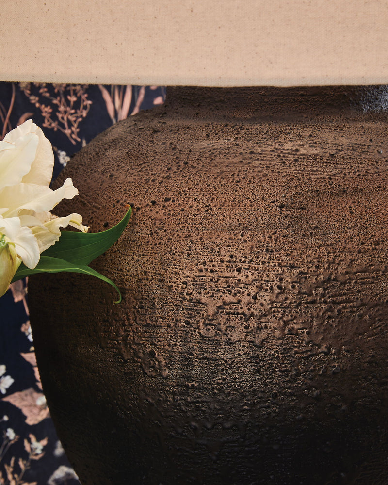 Newgerhard - Brown / Black - Metal Table Lamp - JaxCo Furniture