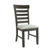 Colorado - Dining Height Side Chair (Set of 2) - Charcoal - JaxCo Furniture