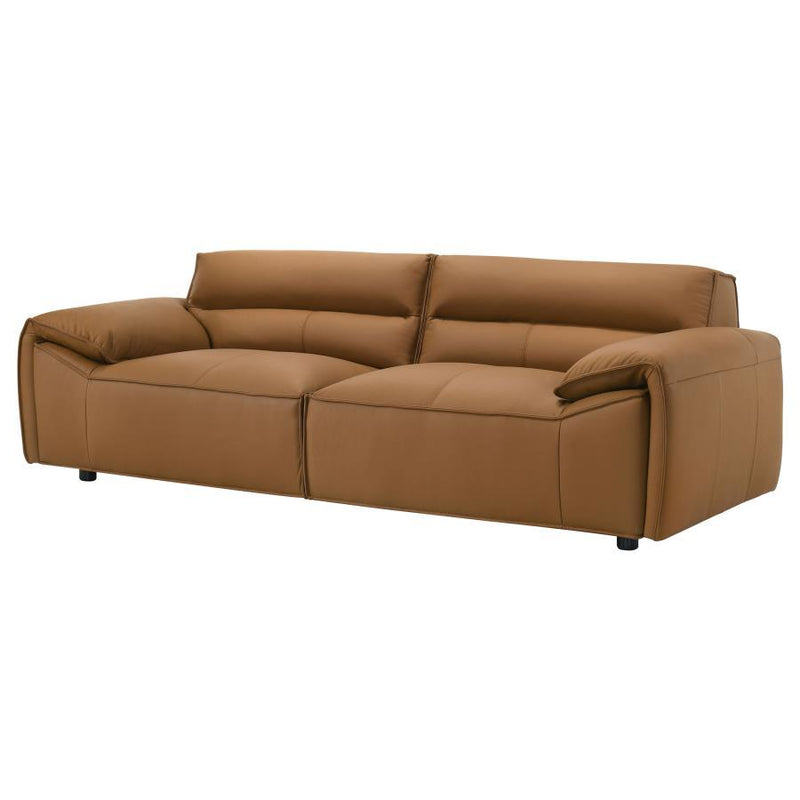 Buxton - Top Grain Leather Upholstered Sofa - JaxCo Furniture