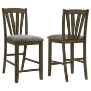 Canfield - Counter Height Dining Side Chair (Set of 2) - Brown - JaxCo Furniture