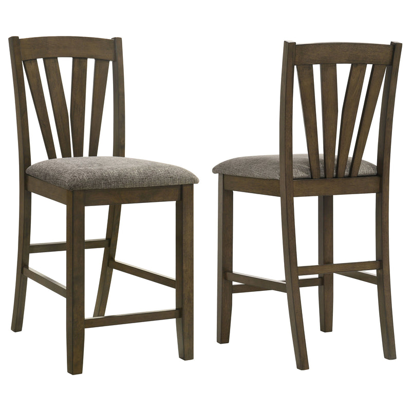Canfield - Counter Height Dining Side Chair (Set of 2) - Brown - JaxCo Furniture