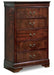 Alisdair - Reddish Brown - Chest - JaxCo Furniture