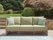 Serena Shores - Beige / Green - Sofa With Cushion - JaxCo Furniture