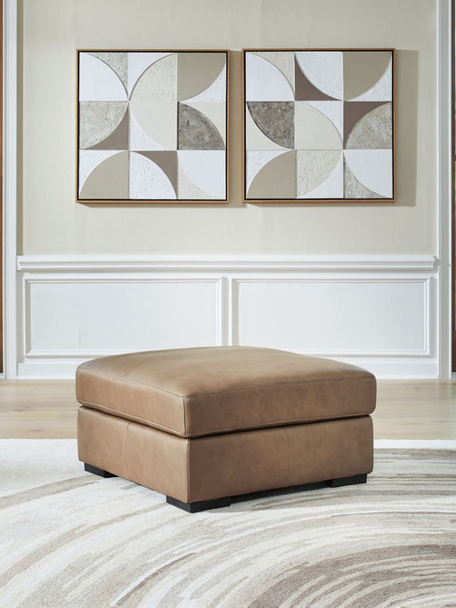 Veronella - Oversized Accent Ottoman - Sahara - JaxCo Furniture