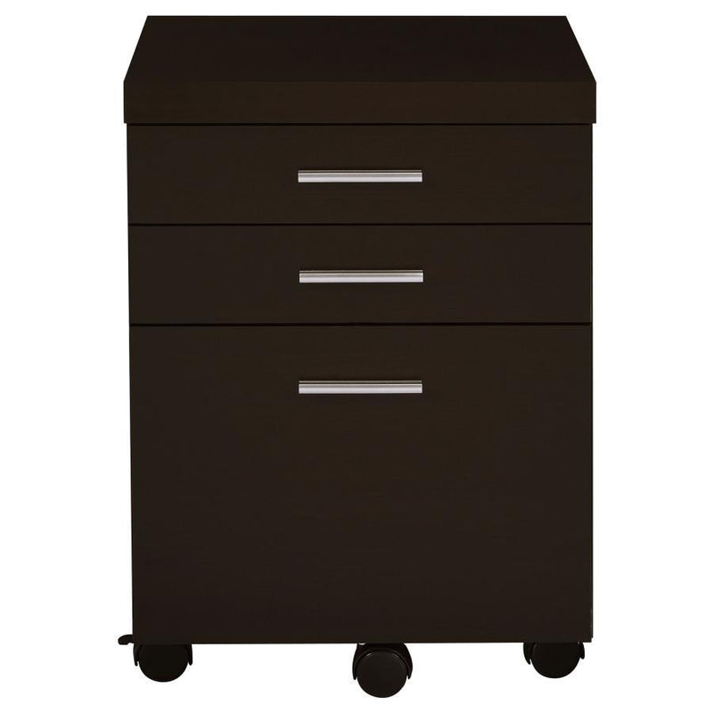 Skeena - 3-Drawer Mobile Office Cabinet - JaxCo Furniture
