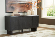 Farrelmore - Black - Accent Cabinet - JaxCo Furniture