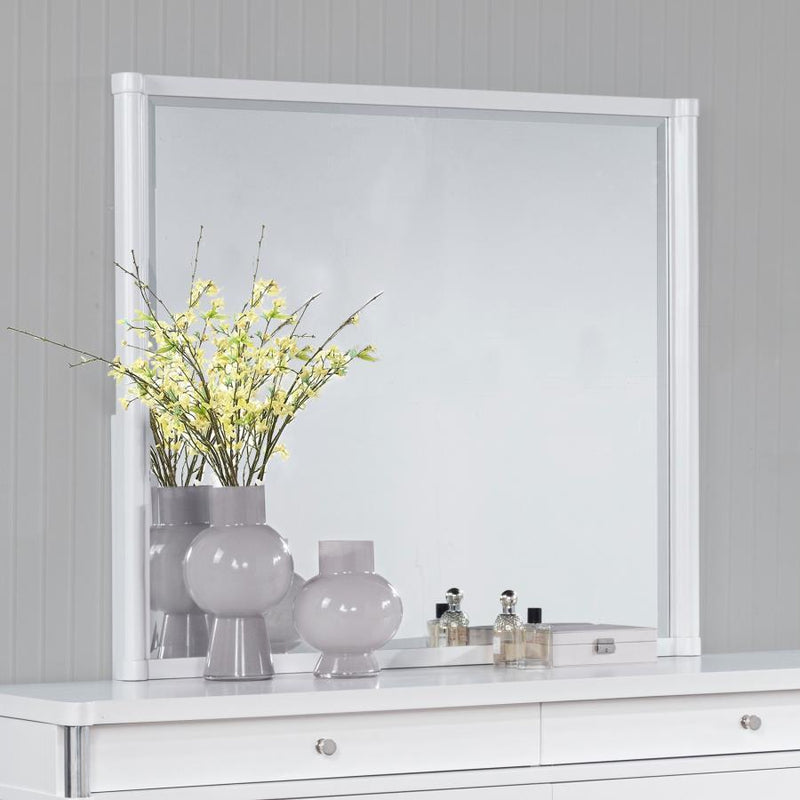 Gracemont - Dresser Mirror - White - JaxCo Furniture