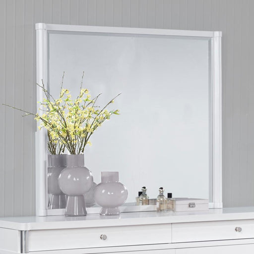 Gracemont - Dresser Mirror - White - JaxCo Furniture