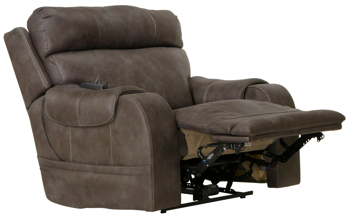 Serenity - Power Recliner With Power Adjustable Headrest And CR3 Heat / Massage / Lumbar - JaxCo Furniture