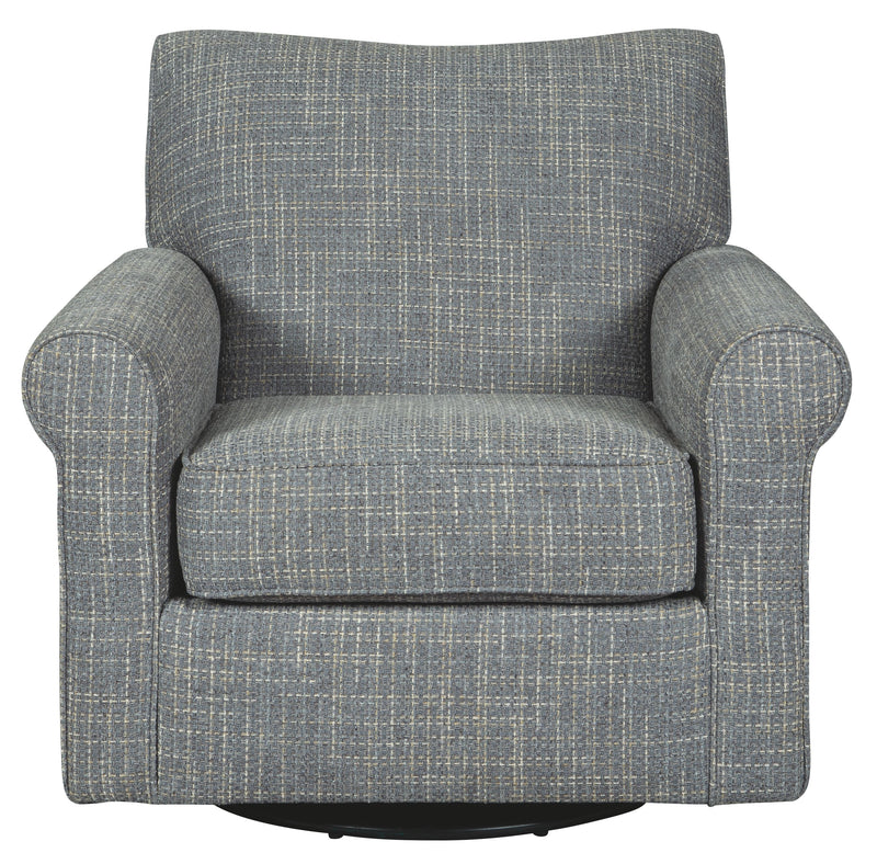Renley - Ash - Swivel Glider Accent Chair - JaxCo Furniture