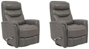 Gemini - Swivel Glider Recliner (Set of 2) - JaxCo Furniture