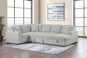 Devonshire - Sleeper Sectional Sofa Storage Chaise - JaxCo Furniture