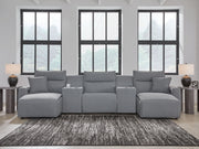 ModMax II - Salt And Pepper - Reclining Sectional - JaxCo Furniture
