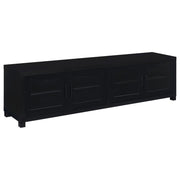 Jupiter - 4 Door Engineered Wood TV Stand - Black - JaxCo Furniture