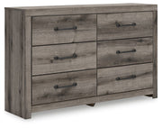 Graystorm - Brown Gray - Six Drawer Dresser - JaxCo Furniture