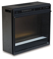 Entertainment Accessories - Black - Fireplace Insert Glass/Stone - JaxCo Furniture