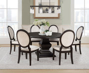Twyla - Round Wood Dining Room Table Set - JaxCo Furniture